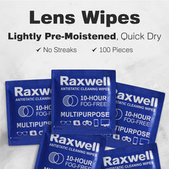Individually Wrapped Wipes for On-The-Go Eyeglasses Cleaning