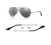 Ray-Ban 3025 Aviator temple arms in gunmetal
