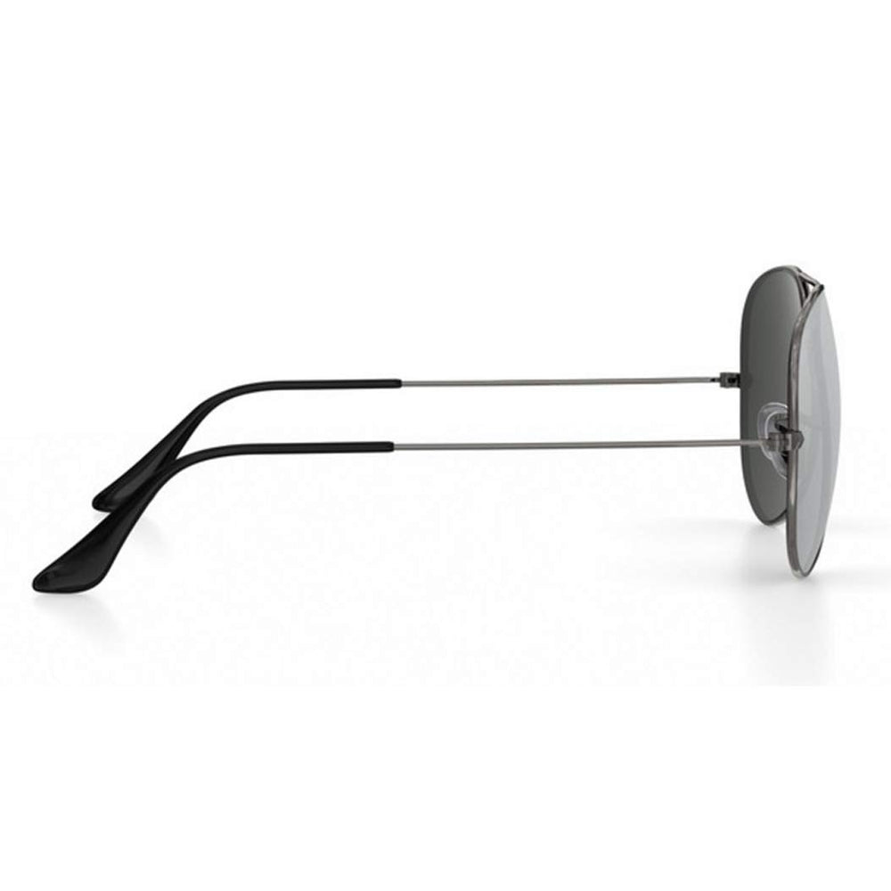 Ray-Ban 3025 Aviator temple tips in gunmetal
