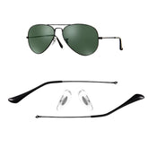 Ray-Ban Aviator 3025 temple arms in black