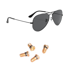 Replacement screws for Ray-Ban Aviator RB3025, RB3447, RB3547N, RB3548N, RB3647N sunglasses (4 pcs)