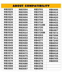 RB glasses nose pads replacement compatible with Cross Shape plug-in/mount type.