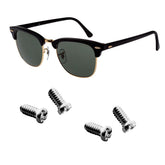 Ray-Ban replacement screws set for RB3507 RB2716 RB3016 Clubmaster in silver