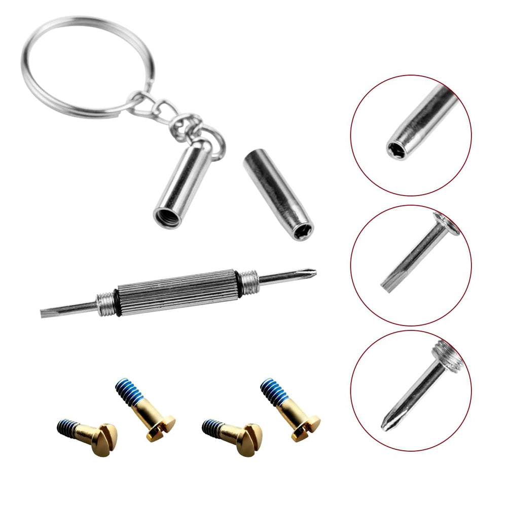Ray-Ban screwdriver included with golden screws