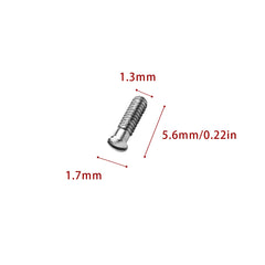 Silver screwdriver included in the kit
