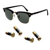 Ray-Ban back-side golden screws for RB3507 RB3016 (4 pcs)