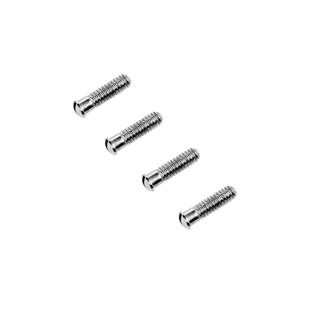 Sunglasses repair kit including 4 screws and a silver screwdriver