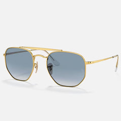 Illustration of installing replacement temple arms on Ray-Ban sunglasses