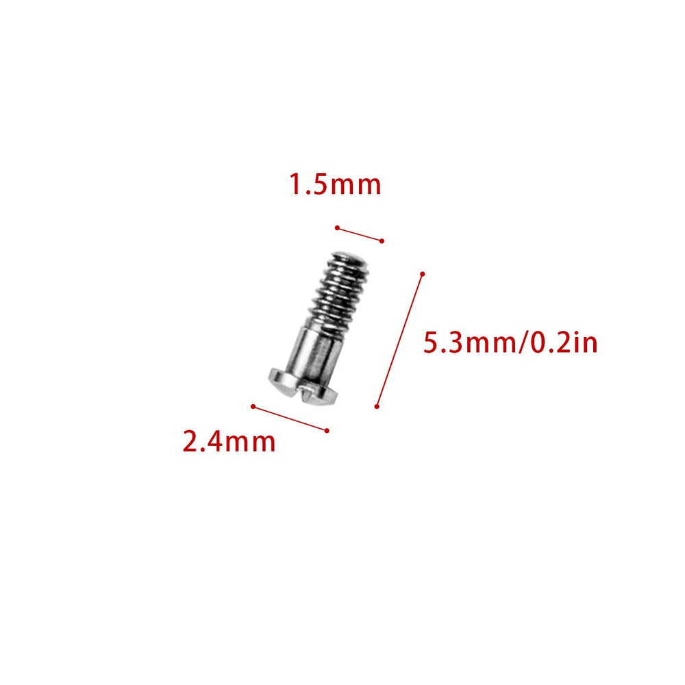 Silver screwdriver included with replacement screws kit