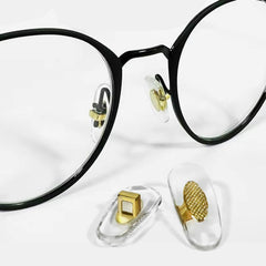 Ray-Ban replacement nose pads gold 16mm plug-in set (pair 1)