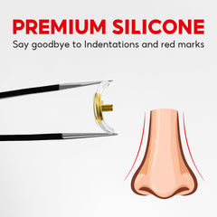 Soft silicone nose pads for Ray-Ban gold 16mm