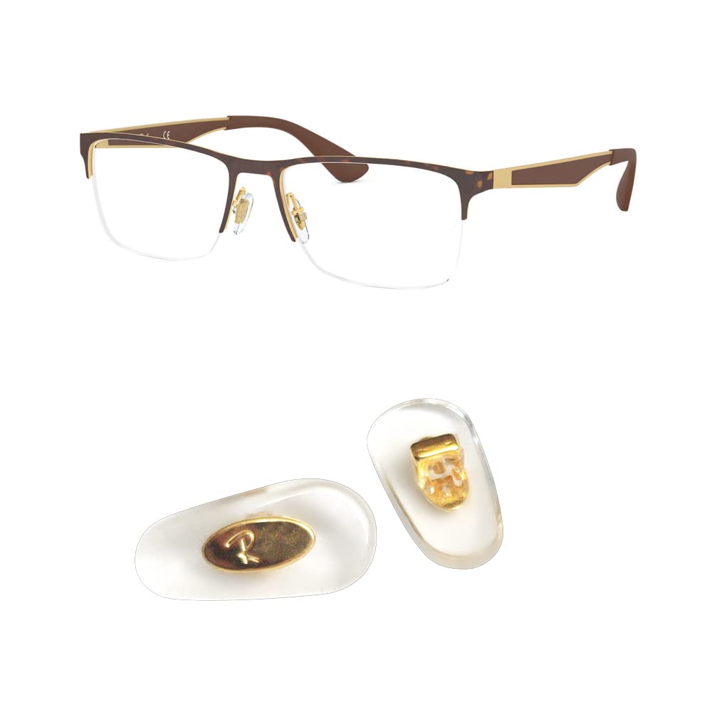 Nose pads for Ray-Ban RB6335, RB3549, and RB4071 with 16mm plug-in design.