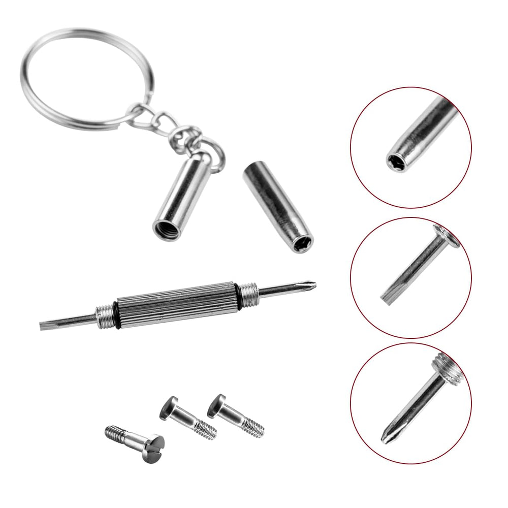 Replacement Ray Ban hold lenses ring screws silver – image 4