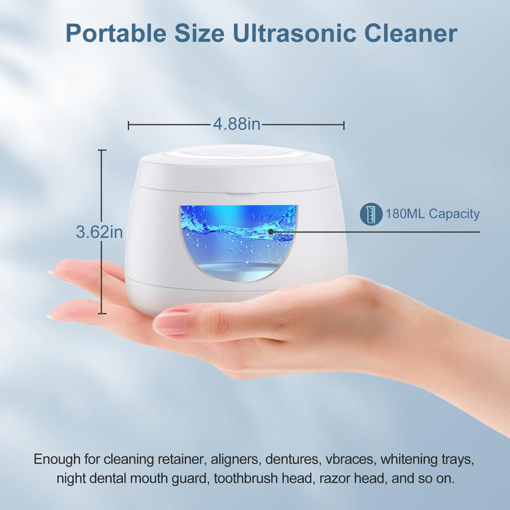 One-button control for quick 3-minute cleaning