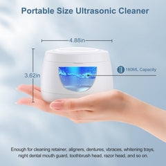 One-button control for quick 3-minute cleaning