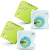 RAZOKO coconut oil infused woven dental floss packaging
