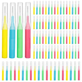 RAZOKO interdental brush set with four head sizes (2mm, 2.3mm, 2.5mm, 3mm) and 88pcs