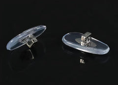 Plug-in eyewear nose guard for RB frames - silver