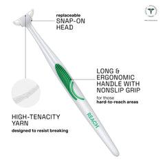 Using Reach Access Flosser to clean hard-to-reach areas