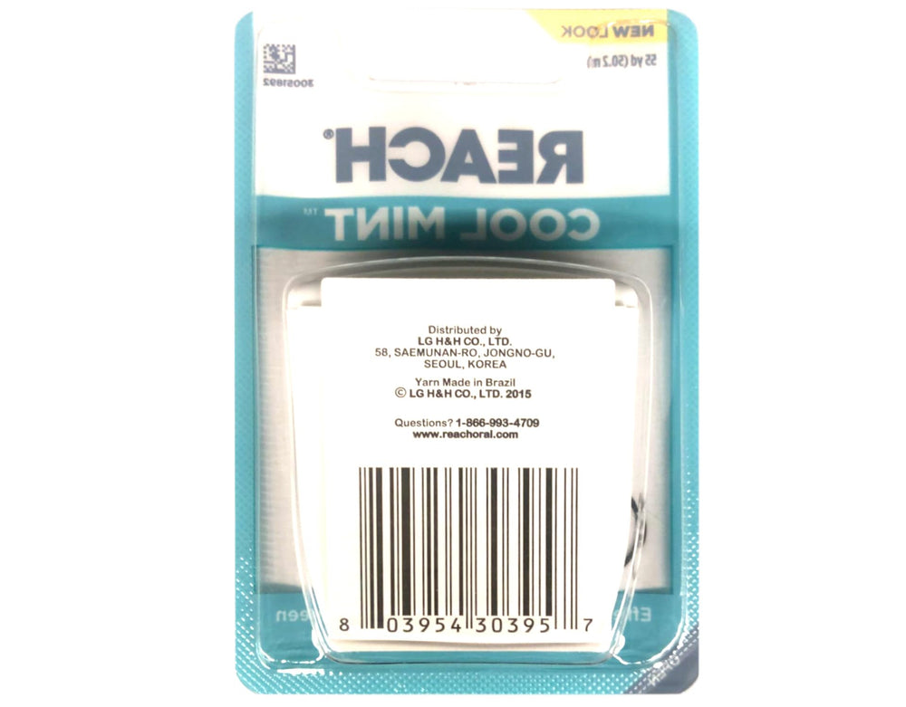 Mint-flavored interdental floss strands