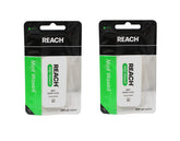 Reach Dental Floss Waxed Mint 200 Yard Pack of 2 dispenser close-up