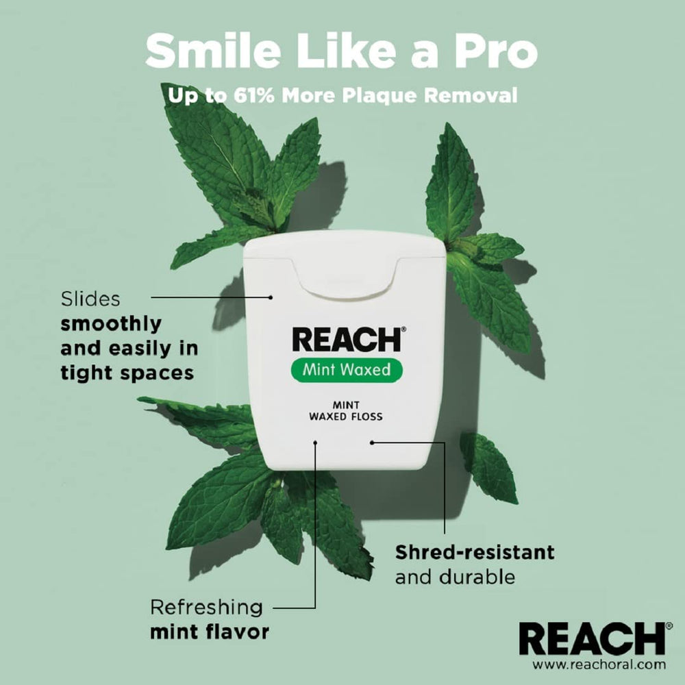 Reach Mint Waxed Dental Floss 5 Count - product image 2