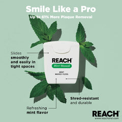 Reach Mint Waxed Dental Floss 5 Count - product image 2