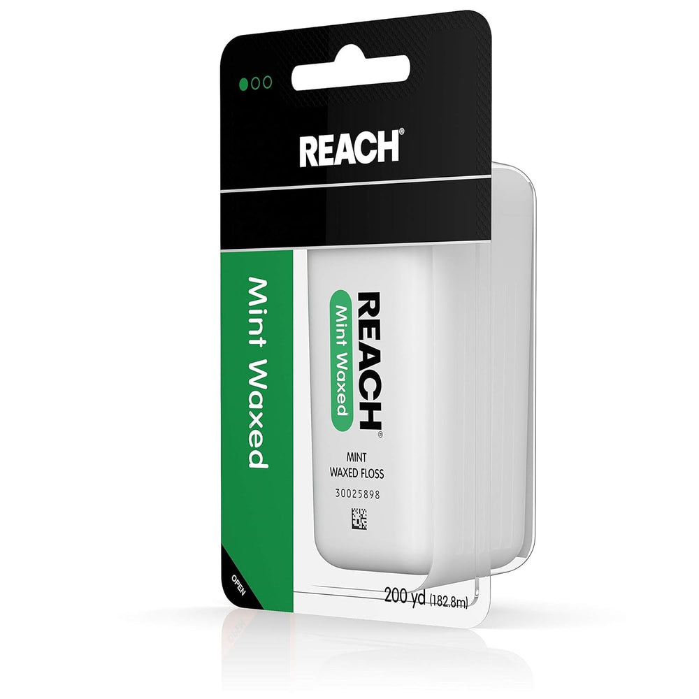 General shot of Reach Mint Waxed Floss packaging