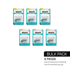 PFAS-free label on dental floss packaging