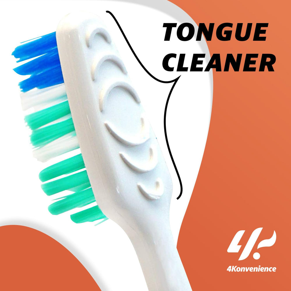 Ergonomic rubber grip on Reach toothbrush for comfortable hold