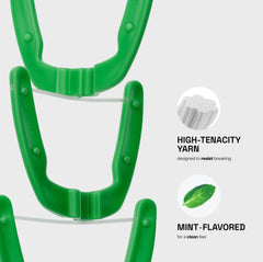 Packaging image showing 28-count, 6-pack of REACH refill heads