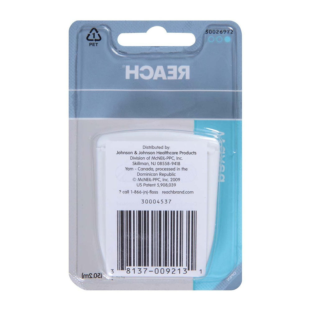 Reach floss 55 yds packaging and label