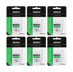 REACH Mint Waxed Floss packaging – 55 yards