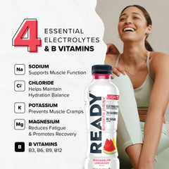 Ready Sports Drink Lite electrolytes: sea salt, potassium, chloride, magnesium
