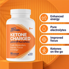 Real Ketones Keto BHB salts capsules goBHB technology demonstrates advanced exogenous ketone delivery.