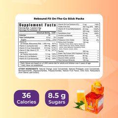 Hydration-boosting electrolytes and amino acids in Rebound FX Citrus Punch