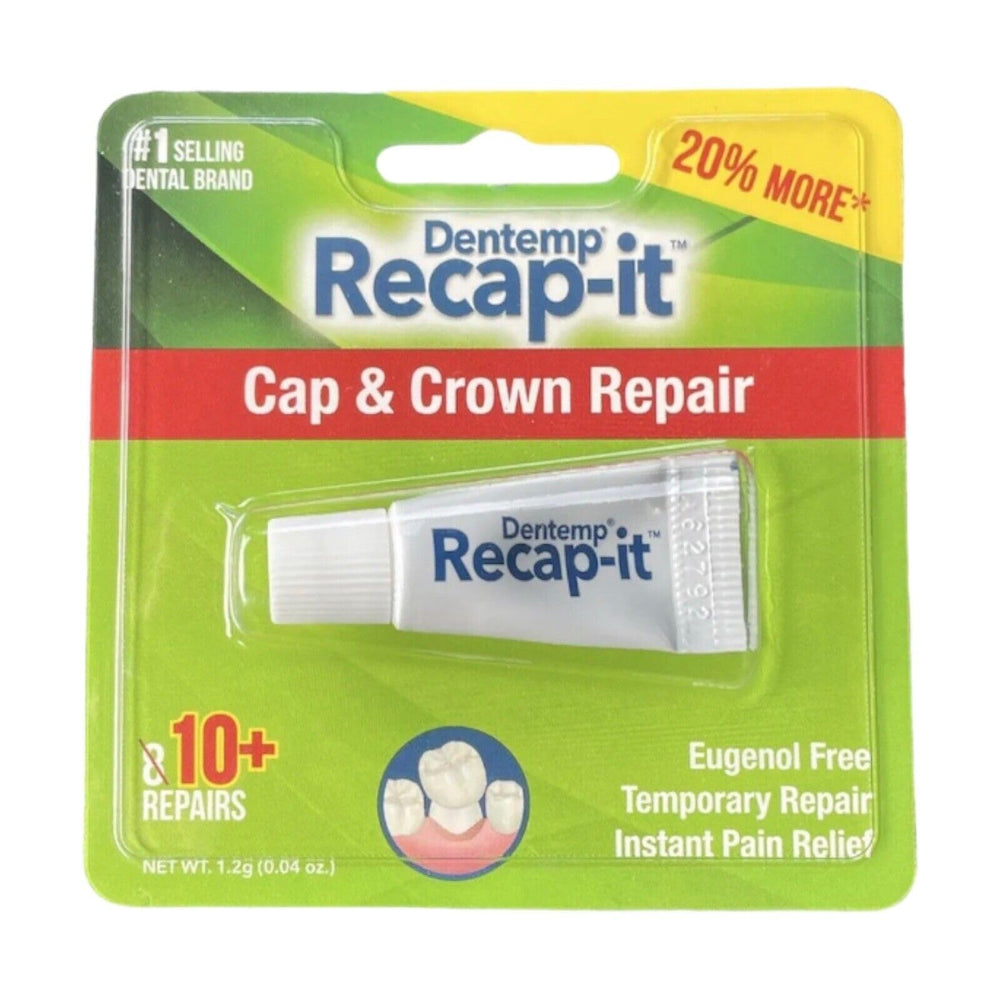 Crown being reseated using Recapit Loose Cap Repair Kit