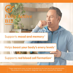 Illustration of red blood cell production supported by B12