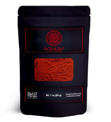 Red brick dust in a mojo bag for protection and purification
