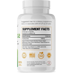 USA-made label noting FDA-registered facility