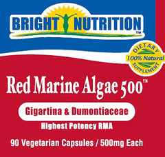 Close-up of Red Marine Algae 500 capsules