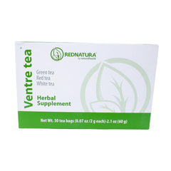 Be Lax Tea tea bag close-up showing natural ingredients for gentle regularity.