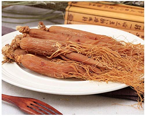 Packaging label close-up for Red Panax Ginseng Powder 4 oz