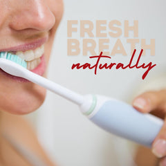 SLS-free and paraben-free labels on toothpaste packaging