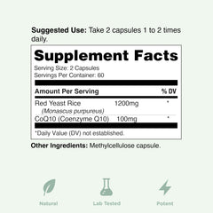 Vegan capsules and packaging for 120 veggie capsules product