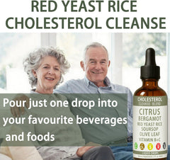 Red yeast rice cholesterol cleanse drops