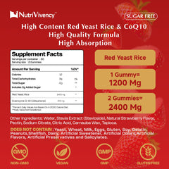 Close-up of strawberry-flavored gummies