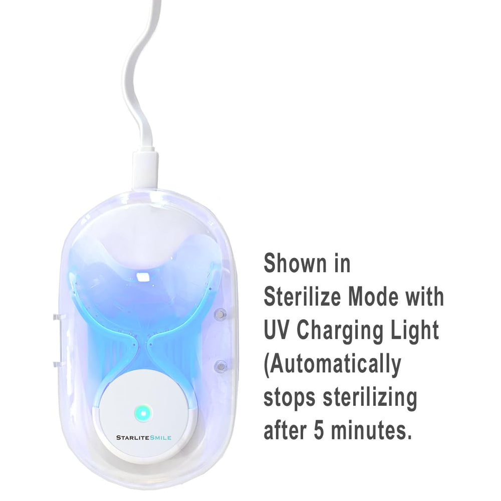Device showing Red, Blue, and Red/Blue light settings
