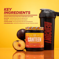 REDCON1 Canteen athlete training – hydration during cardio and lifting sessions.