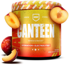 REDCON1 Canteen tub front – hydration powder supporting workouts and recovery.
